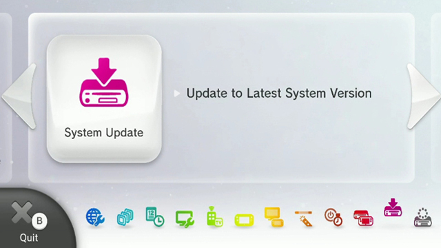 Wii U System Update