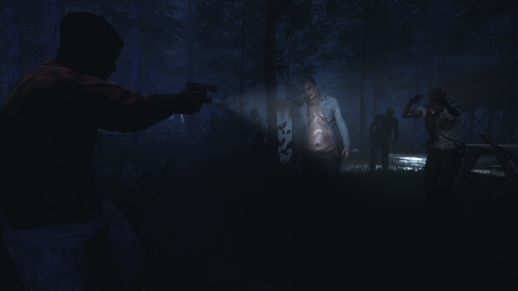 Zombie horde attack in Daymare: 1998.