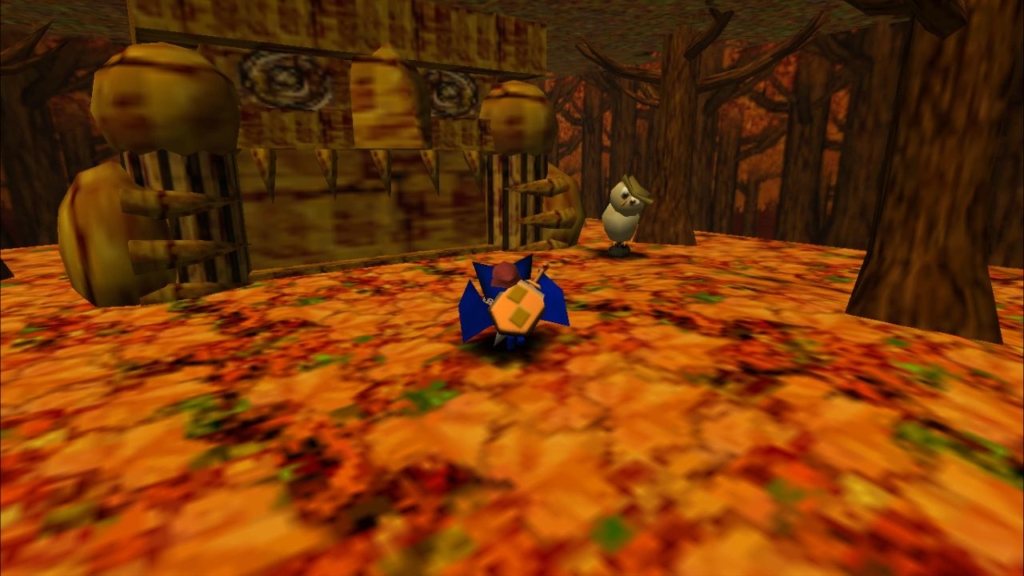 Macbat 64 features Nintendo 64-styled polygonal 3D graphics.