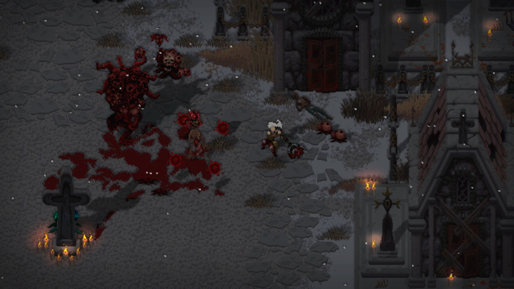 Morbid: The Seven Acolytes action gameplay.
