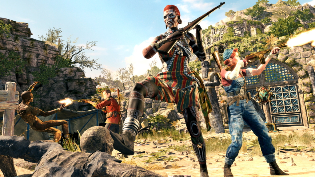 Strange Brigade combat gameplay.