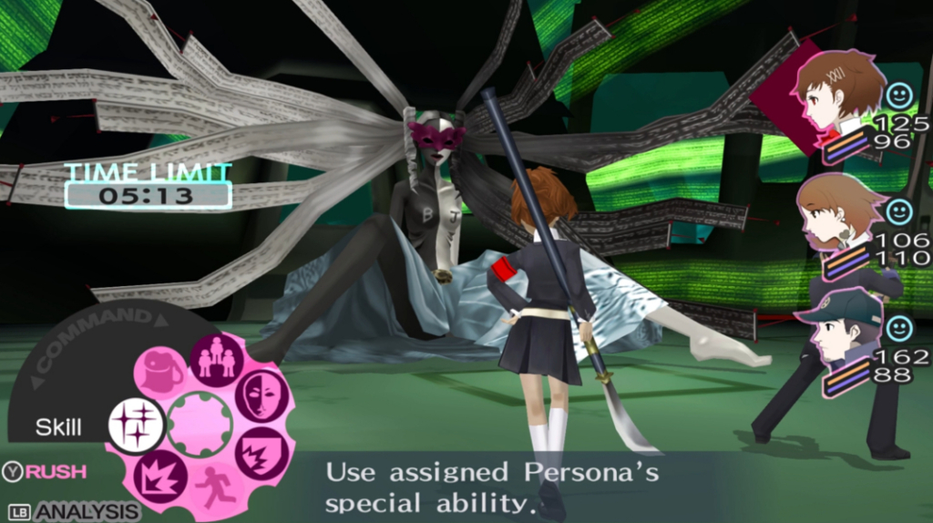 Persona 3 Portable Gameplay