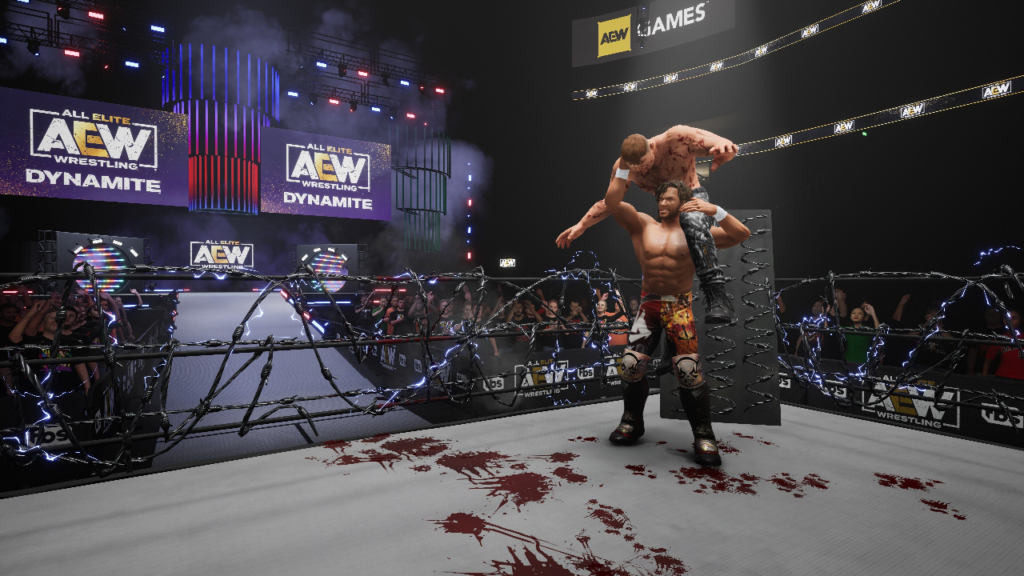 AEW: Fight Forever Exploding Barbed Wire Deathmatch Gameplay